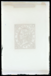 Stamp of Great Britain » 1855-1900 Surface Printed » 1867-80 Large Uncoloured Corner Letters, Wmk Spray of Rose 1880 2s Queen Victoria, group of four attractive Sperati glass clichés
