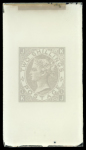 Stamp of Great Britain » 1855-1900 Surface Printed » 1867-80 Large Uncoloured Corner Letters, Wmk Spray of Rose 1880 2s Queen Victoria, group of four attractive Sperati glass clichés