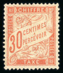 Stamp of France » Collections 1859-1960, très intéressante collection de timbres-taxe