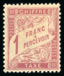 Stamp of France » Collections 1859-1960, très intéressante collection de timbres-taxe