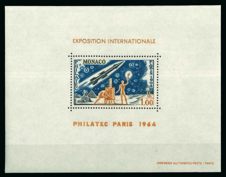 Stamp of Colonies françaises » Monaco 1964, bloc spécial Philatec Y&T n° 5 neuf ** MNH. TB