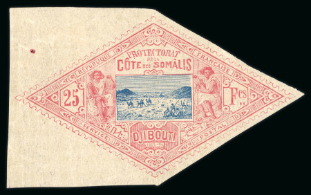 Stamp of Colonies françaises » Côtes des Somalis Côte des Somalis, 1894: Y&T n°20 25f neuf * MH, très