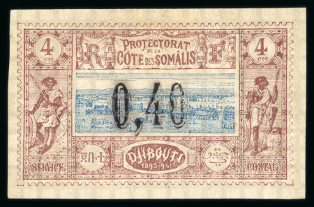 Stamp of Colonies françaises » Côtes des Somalis Côte des Somalis : 1899, Y&T n° 22 neuf (*) signé Calves