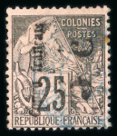 Stamp of Colonies françaises » Congo Congo : 1891, Alphée Dubois surchargés Y&T n° 4a et
