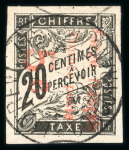 Stamp of Colonies françaises » Congo Congo : 1892, taxe surchargés Y&T n° 9 et n° 10 oblitérés