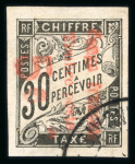 Stamp of Colonies françaises » Congo Congo : 1892, taxe surchargés Y&T n° 9 et n° 10 oblitérés