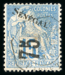Stamp of Colonies françaises » Sénégal Sénégal : 1892, Y&T n° 6 et n° 7 oblitérés signés Calves