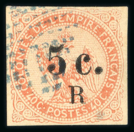 Stamp of Colonies françaises » Réunion Réunion : 1885, type Aigle Impérial surchargé Y&T n°