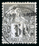 Stamp of Colonies françaises » Congo Congo : 1891, Alphée Dubois surchargés Y&T n° 1 et