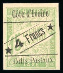 Stamp of Colonies françaises » Côte-d'Ivoire Côte-d'Ivoire colis postaux : 1903, Y&T n° 9 et n°