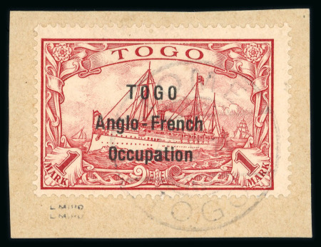 Stamp of Colonies françaises » Togo Togo : 1914, Yacht Hohenzollern surchargé Y&T n° 41
