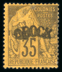 Stamp of Colonies françaises » Colonies Francaise Collections et Lots 1888-1916, belle petite collection de 38 classiques et anciens neufs