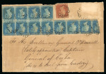 Stamp of Great Britain » 1841 2d Blue 1843 (Oct 12) Cover addressed to General O'Donnell, Captain General of Cuba