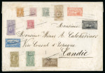 Stamp of Greece » 1896 Olympics 1896 Olympic Games Complete Set on Cover