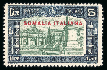 Stamp of Italy » Italian Colonies and Possessions » Somalia Somalia : 1930, Sassone n° 140-143 mint ** MNH. Very
