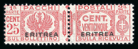 Stamp of Italy » Italian Colonies and Possessions » Eritrea Eritrea parcel post stamps : 1927, Sassone n° 23-32