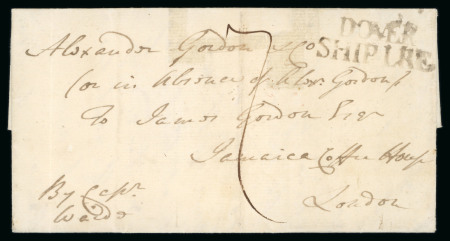 Stamp of St. Vincent 1775-1970, collection incl. one of the earliest covers known from St. Vincent