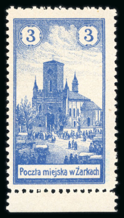 Stamp of Poland » Poland Local Issues 1918 Zarki local issue specialised collection with 72 stamps