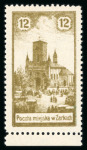 Stamp of Poland » Poland Local Issues 1918 Zarki local issue specialised collection with 72 stamps