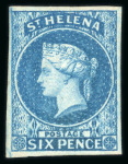 Stamp of St. Helena 1856 -1990, comprehensive collection with mint and used with complete sets incl. first issues mint
