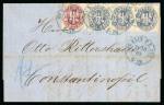 Stamp of German States » Prussia Prussia 1865 and 1867 covers to Constantinopel