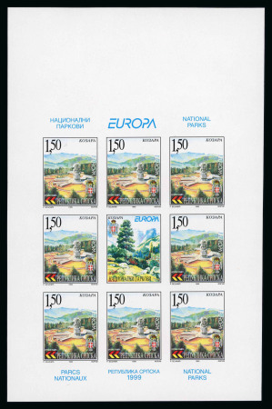 Stamp of Bosnia and Herzegovina » Serbian Republic Bosnia Herzegowina Serbia Republic, CEPT 1999 imperforate