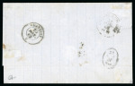 Stamp of Austria » Offices in the Turkish Empire 1868 (20/3) Brief nach Livorno