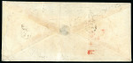 Stamp of Mauritius » 1858-62 Britannia Issues (SG 26-35) 1858-62 1s vermilion, block of four, touched to clear