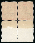Stamp of Colonies françaises » Maroc Maroc : 1914, Y&T n° 41d les deux variétés se-tenant