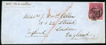 Stamp of Mauritius » 1858-62 Britannia Issues (SG 26-35) 1858-62 9d magenta, good to large margins, on 1860 (5 Apr.) envelope from Grand Bay to London