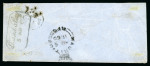 Stamp of Mauritius » 1858-62 Britannia Issues (SG 26-35) 1858-62 9d magenta, good to large margins, on 1860 (5 Apr.) envelope from Grand Bay to London