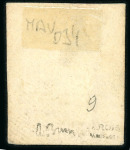 Stamp of Mauritius » 1859 Dardenne Issue (SG 41-44) 1859 Dardenne Issue, 1d. dull vermilion on laid paper, unused without gum