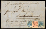 Stamp of Austria » Lombardy Venetia 1850er, Brief von Brescia nach Konstantinopel