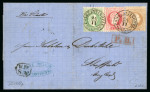 Stamp of Austria » Austrian Levant 1871 (Nov 24) disinfected entire Constantinople to England at 23s rate