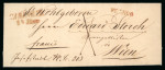 Stamp of Austria » Bohemia (Böhmen) Austria 1850 Decorated letter head of CARLSBAD in Bohemia