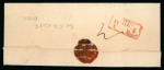 Stamp of Austria » Bohemia (Böhmen) Austria 1850 Decorated letter head of CARLSBAD in Bohemia