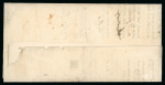 Stamp of Great Britain » 1840 1d Black and 1d Red plates 1a to 11 1840 (Jul 9) pre-printed lettersheet from Bridlington to Beverley (Yorkshire) with 1d black pl.1a OD with four margins