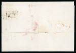 Stamp of Great Britain » 1840 1d Black and 1d Red plates 1a to 11 1841 (Feb 22) cover sent within London with 1840 1d black pl.2 ND with fine to good margins