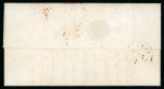 Stamp of Great Britain » 1840 1d Black and 1d Red plates 1a to 11 1840 (Jul 17) entire from London to Saxmundham with 1840 1d black pl.4 KH