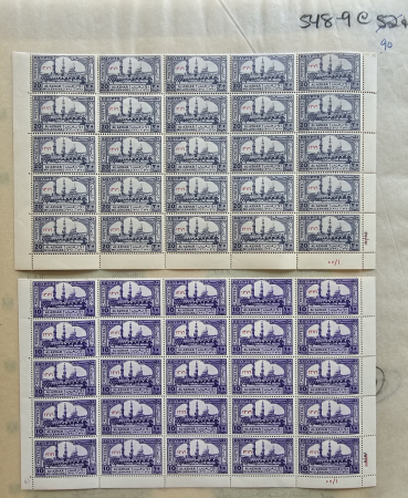Stamp of Egypt » Collections 1944-1957 Group of commemorative part and complete