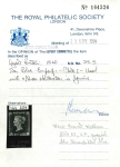 Stamp of Great Britain » 1840 2d Blue (ordered by plate number) 1840 2d blue pl.1 JF with close to good margins and neat strike of red MC