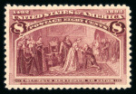 Stamp of United States » 1893 Columbus Issue 1893, Columbus 8c dark magenta mint never hinged