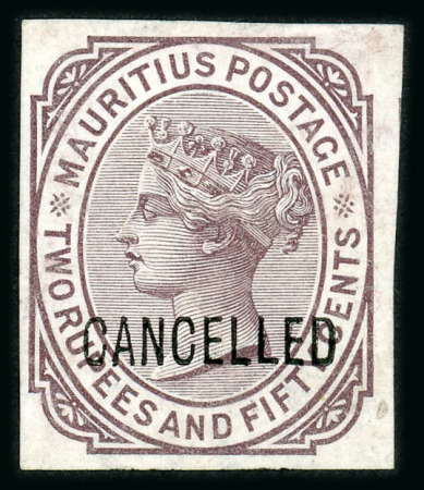 Stamp of Mauritius » 1879-80 De La Rue Watermark CC (SG 92-100) 1879-80 2c. Venetian red, 38c. bright purple and 2r