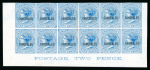 Stamp of Mauritius » 1860-72 De La Rue Issues (SG 46-72) 1872ca. 1d., 2d., 4d., 6d., 10d. and 1/- "set" of six matching imprint blocks of 12 plate proofs