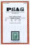 Stamp of United States » 1857-61 Issue 1859, Washington 10c green shade (35) fine stamp hinged