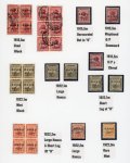 Stamp of Egypt » Collections 1878-1952, Officials specialised display collection