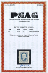 Stamp of United States » 1879-93 Bank Notes Issue -American Bank Note 1879, Washington 1c dark ultramarine shade (182) fine
