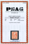 Stamp of United States » 1870-75 National Bank Note Co. and Continental Bank Note Co. Issues 1873, Stanton 7c orange vermillion shade (160) fine