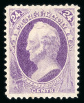 Stamp of United States » 1870-75 National Bank Note Co. and Continental Bank Note Co. Issues 1870, W.Scott 24c purple shade (153) very fine stamp