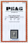 Stamp of United States » 1861-1866 issue 1861, Washington 12c black shade (69) nice stamp lightly